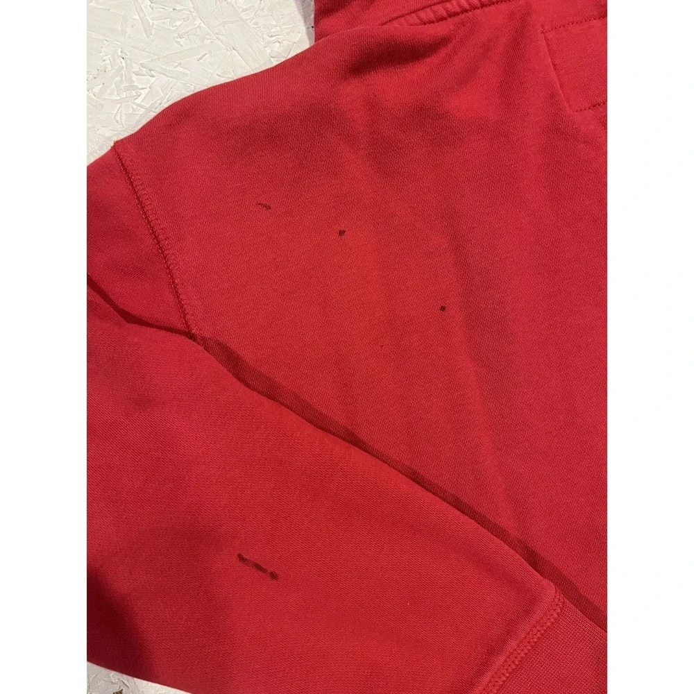Gap Kids Sweatshirt Youth Size Medium Mickey Mouse Disney Red Fleece Hoodie‎